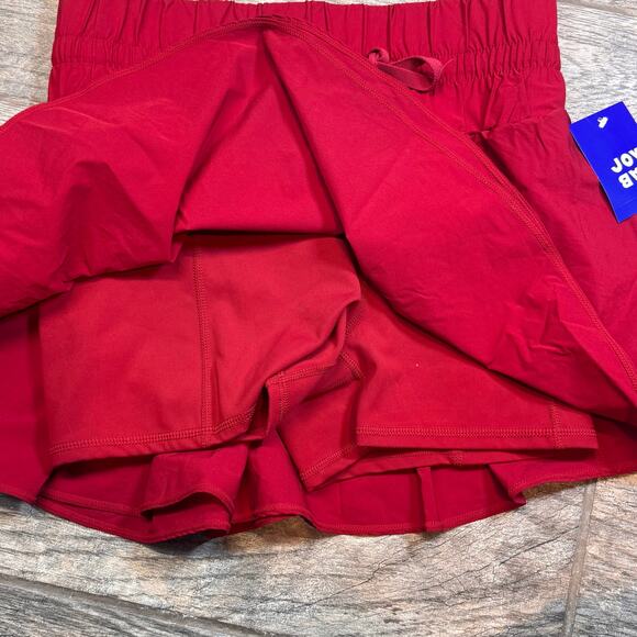NWT JoyLab High Rise Flowy Crimson Skort size S - Picture 4 of 5
